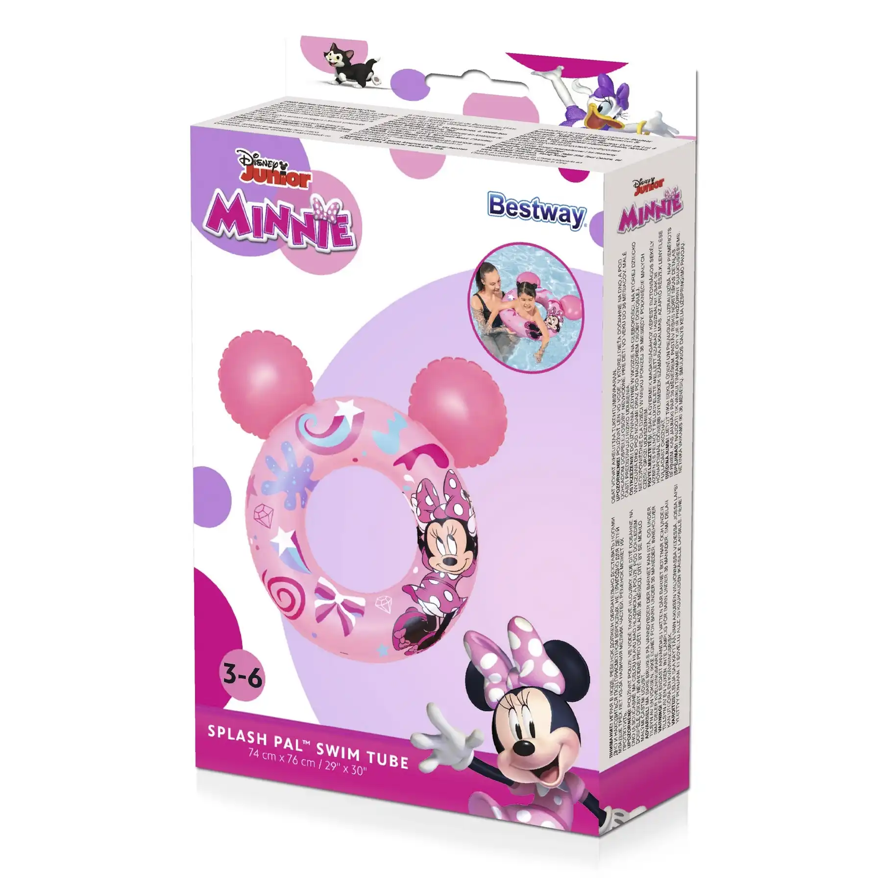 Bestway Minnie Mouse Splash Pal Inflatable Swim Tube (65 x 66 x 14 cm)