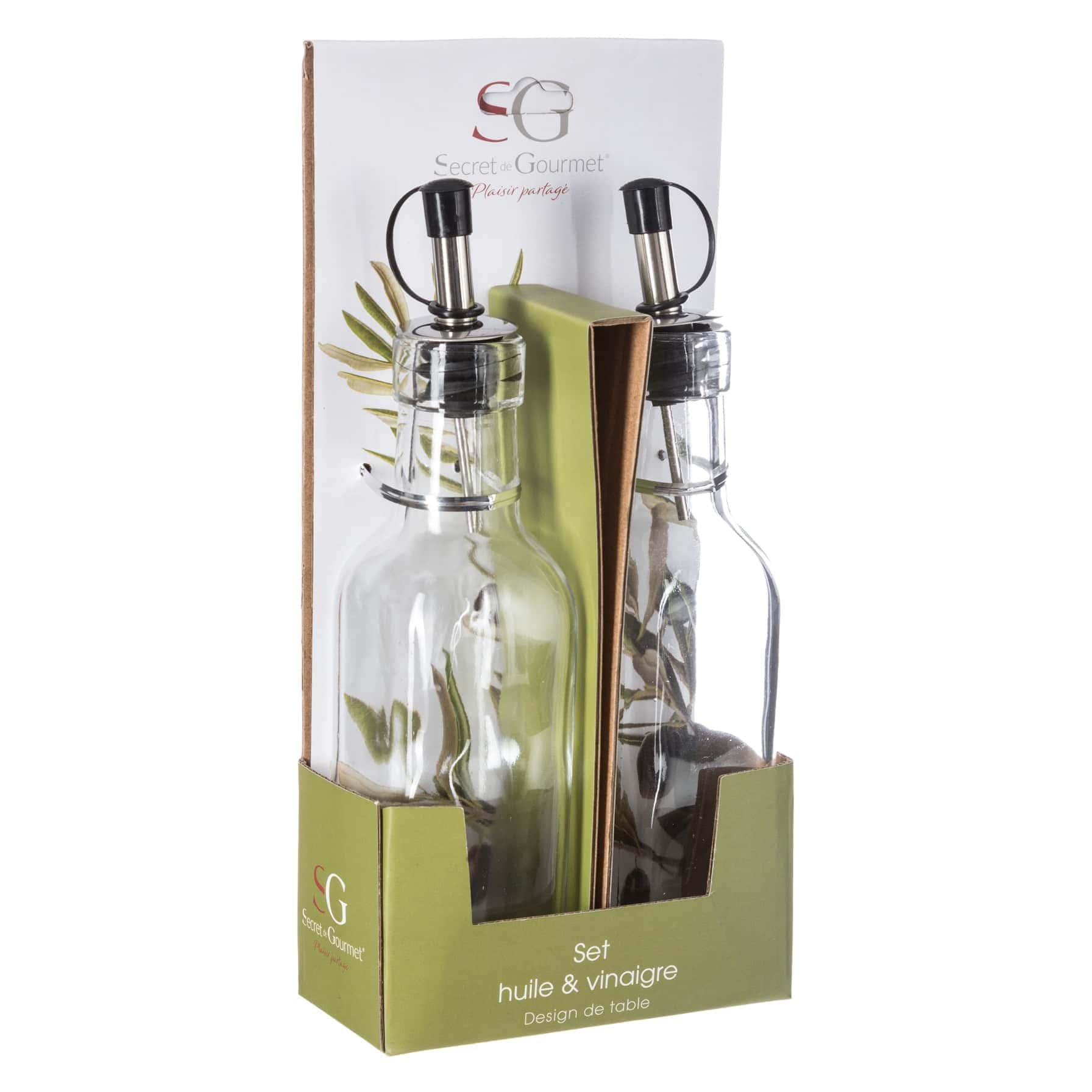 5Five Glass Oil & Vinager Set (160 ml, 2 Pc.)
