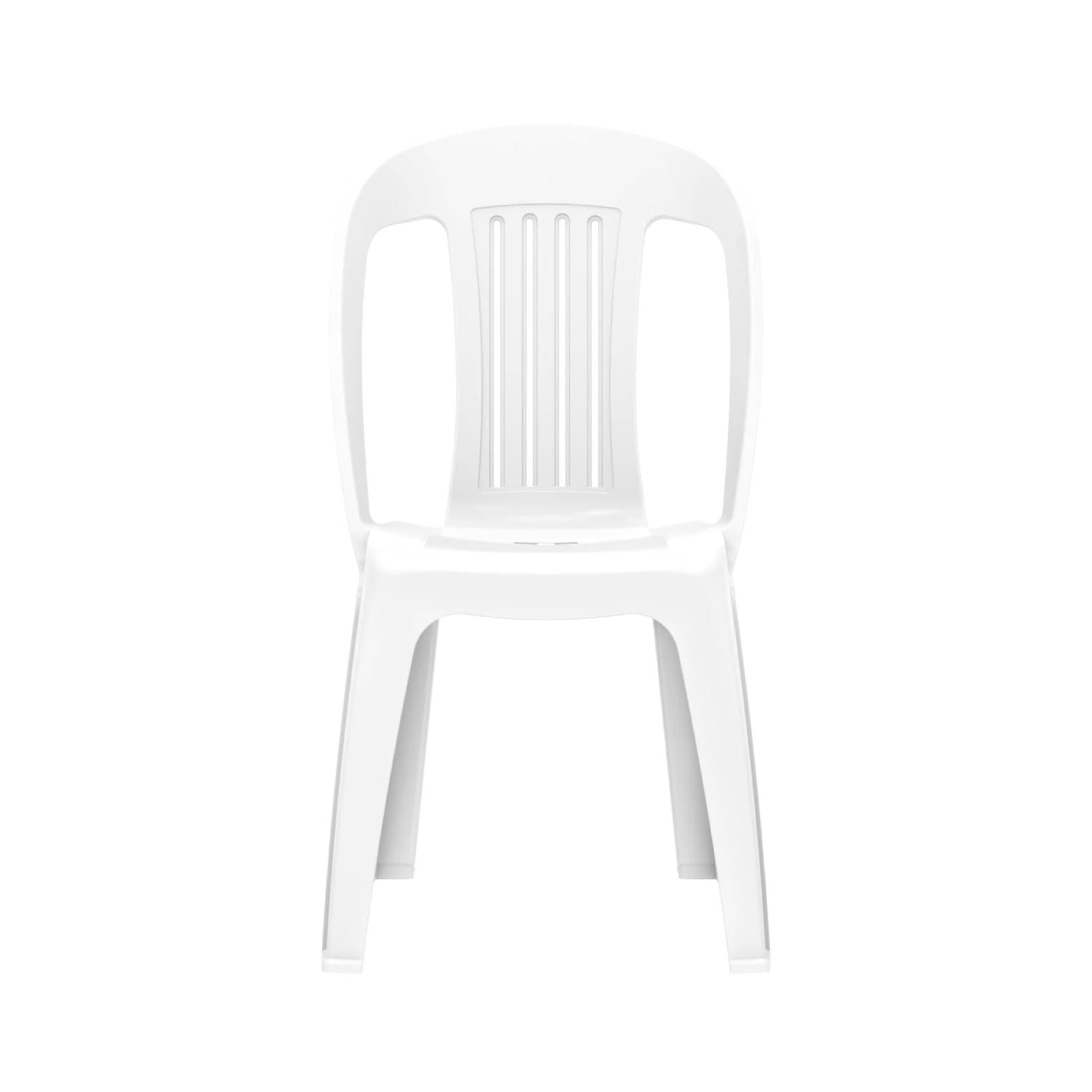 Cosmoplast Plastic Contessa Chair (White)