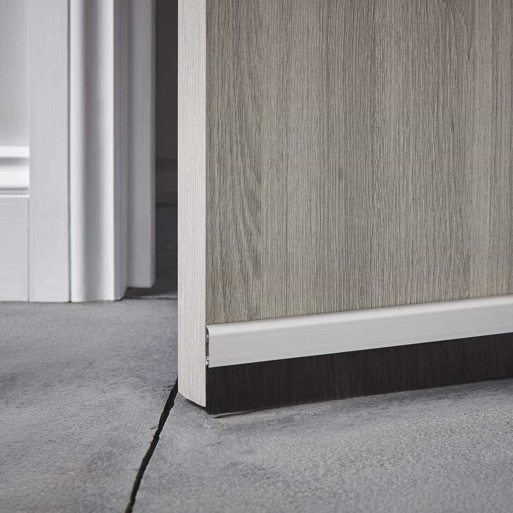 Diall Aluminum Self Adhesive Draught Excluder (45 x 6 mm x 1 m)
