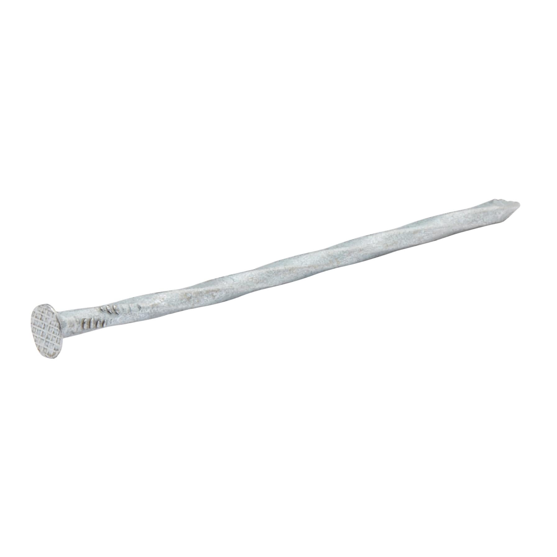 Diall Galvanised Carbon Steel Twisted Nail Pack (3.4 x 80 mm)