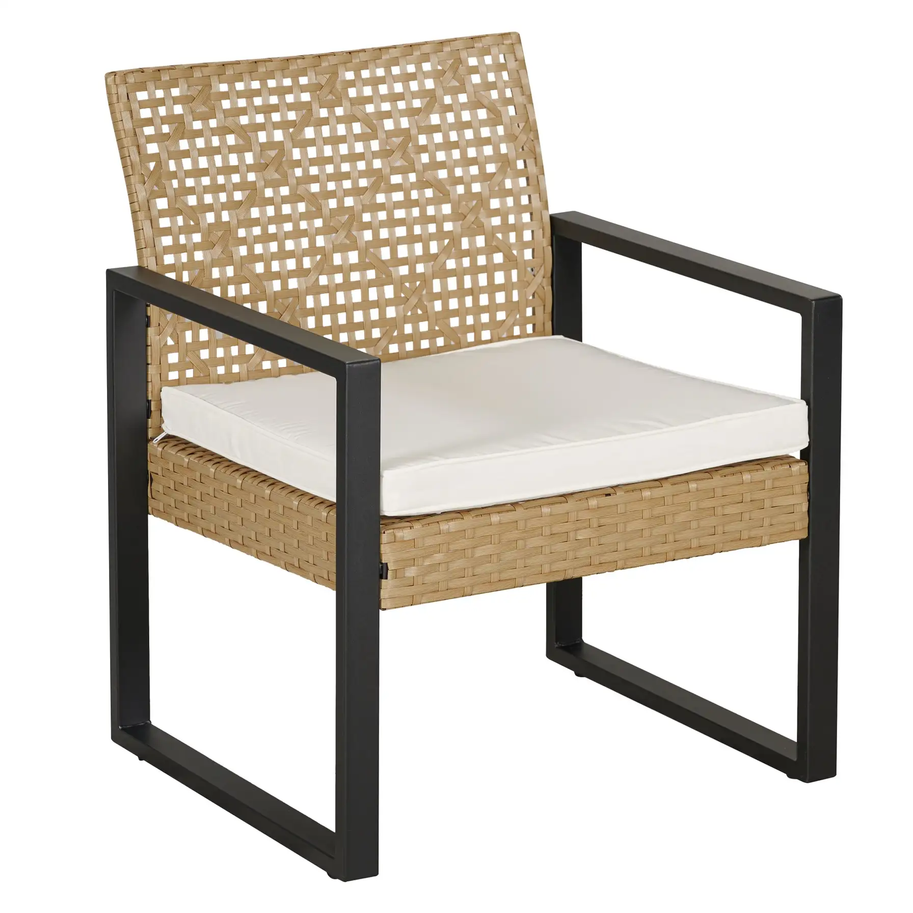 Daisy 4-Seater Rattan & Steel Outdoor Sofa Set