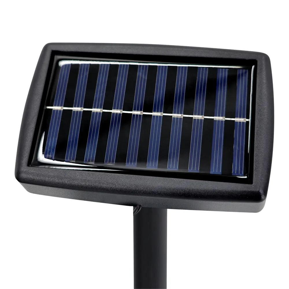 Solar-Powered 20 Bullet LED String Light (Black)