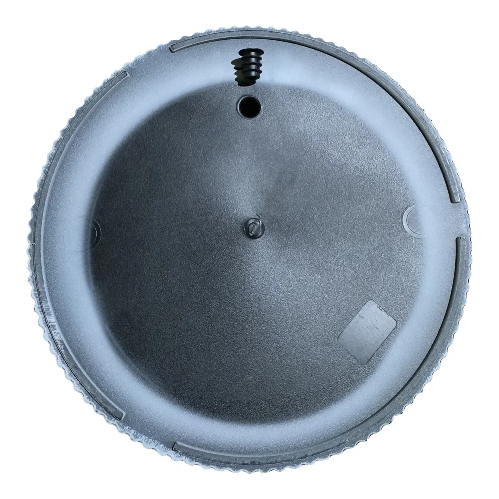 Verve Raised Cylinder Plastic Pot (30 cm, Grey)
