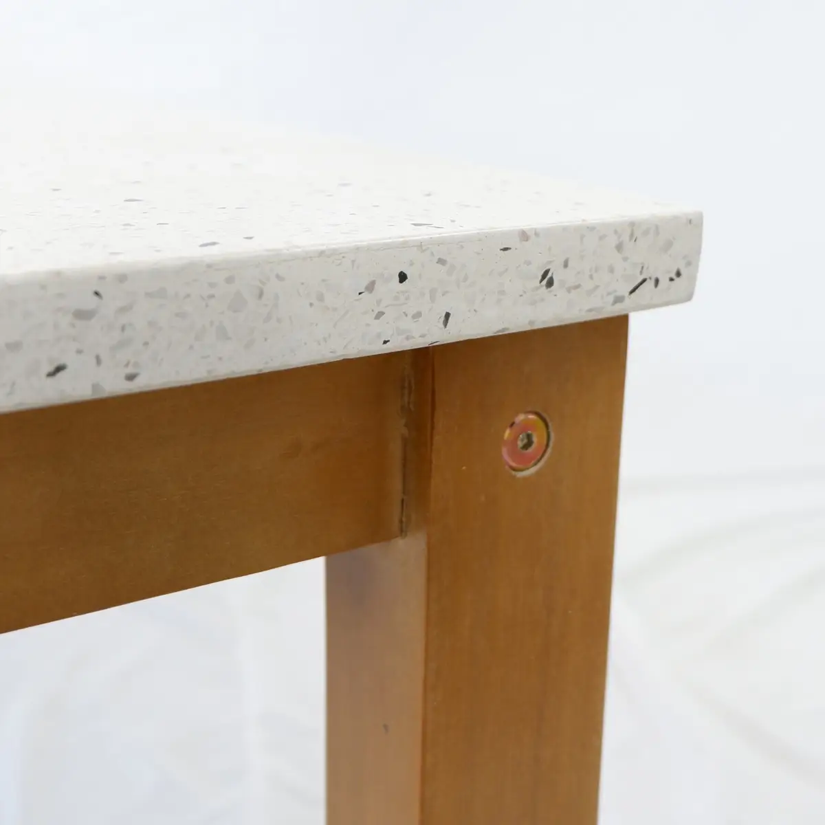 Dolce Acacia Wood Coffee Table W/Terrazzo Top (60 x 46 x 139 cm)