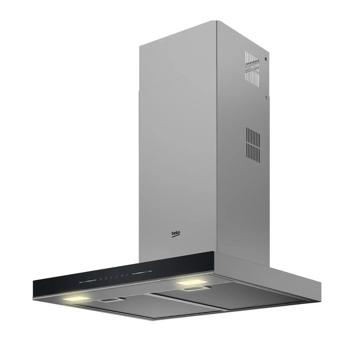 Beko Wall-Mounted Chimney Hood, BHCB66741BBHS (102.5 x 59.8 x 50.5 cm)