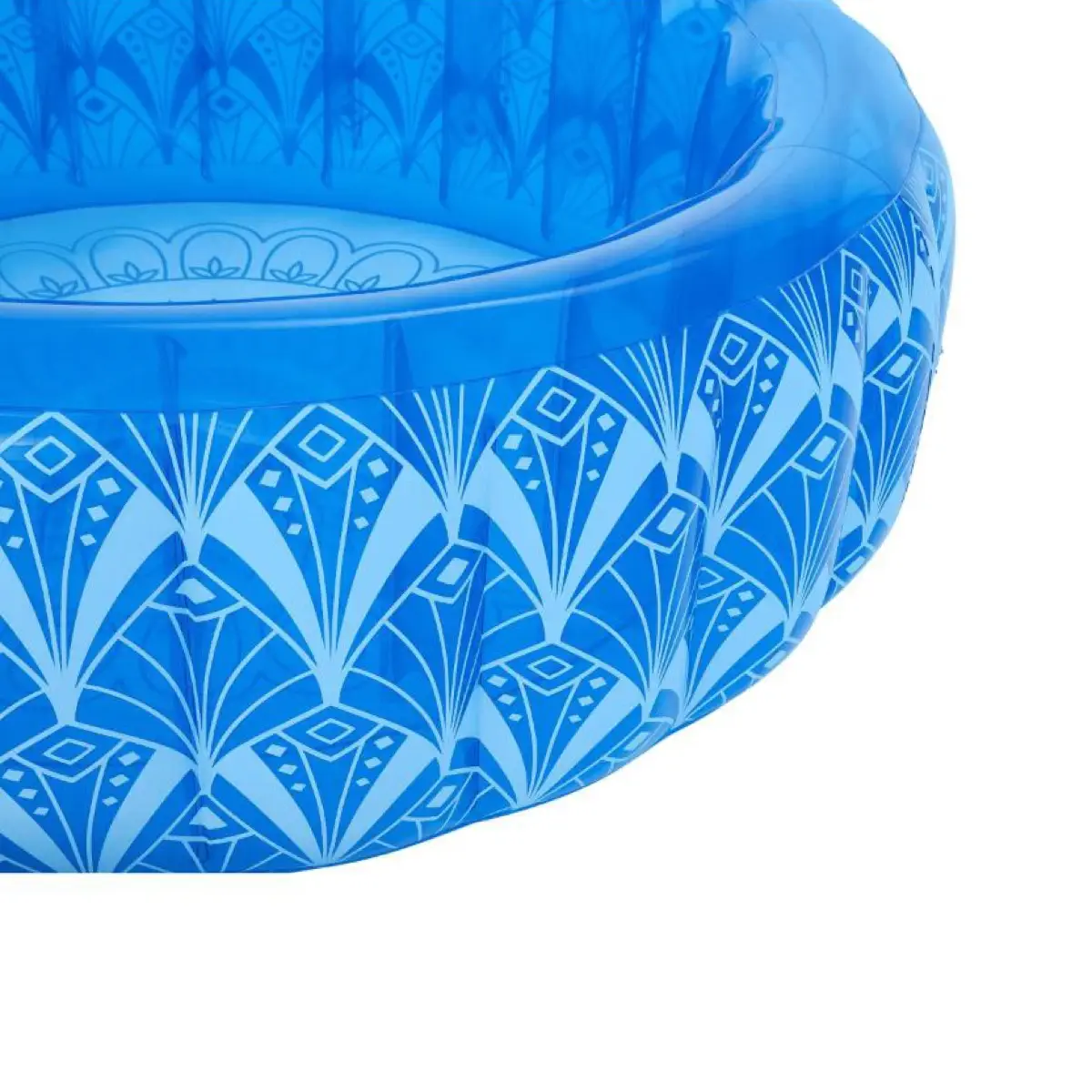 Bestway Inflatable Pool Bohemian Blue Design (168 x 53 cm, Multicolor)