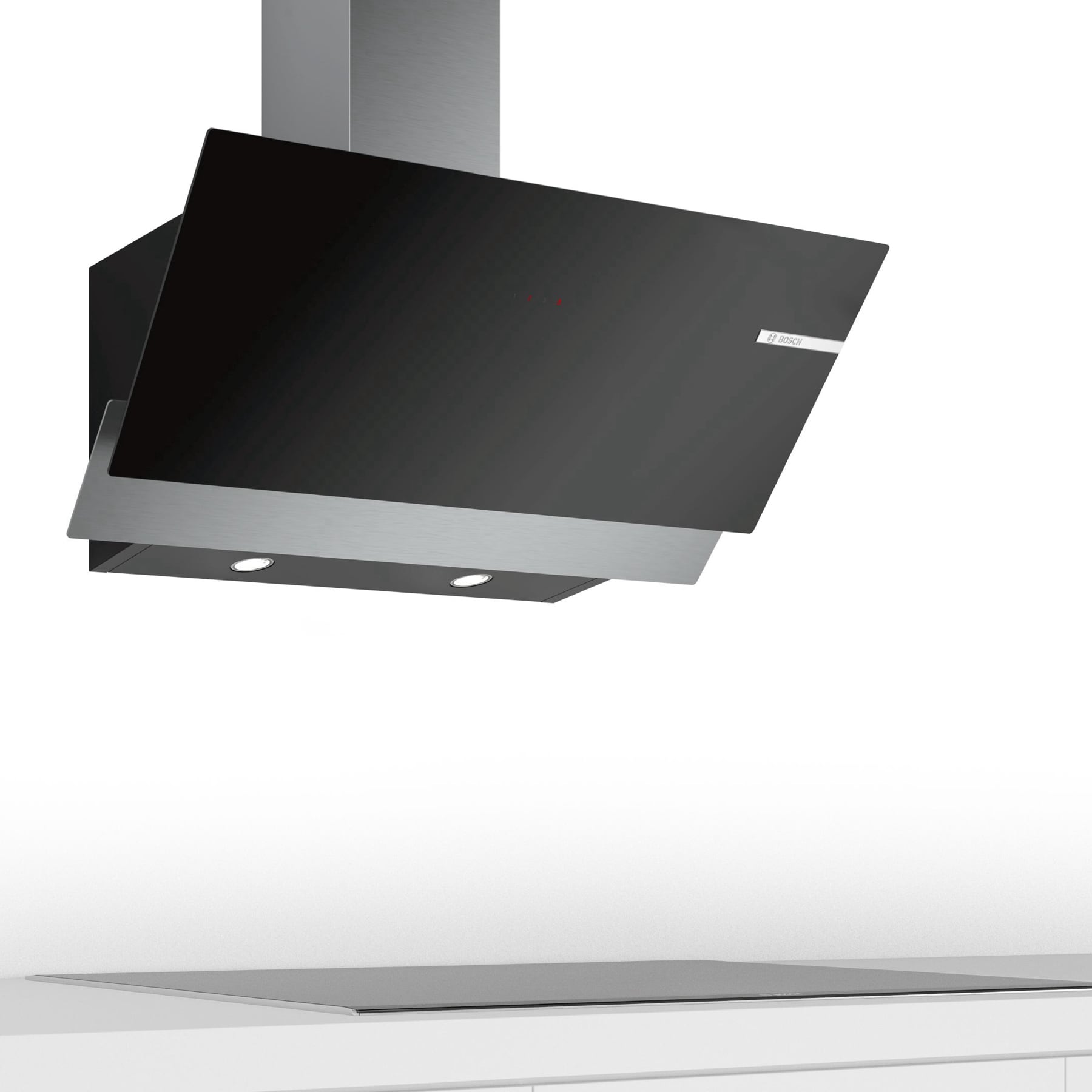 Bosch Wall Mounted Cooker Hood W/Glass Canopy, DWK96AJ60M (75-108 x 89.6 x 38.6 cm)