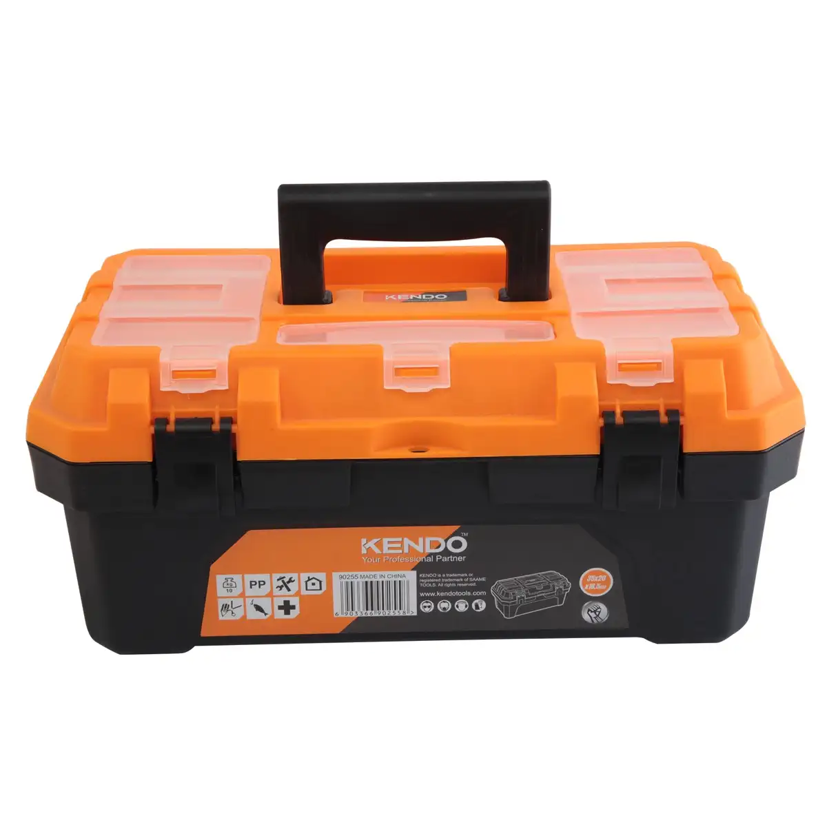 Kendo Plastic Tool Box (35 x 20 x 16.5 cm)