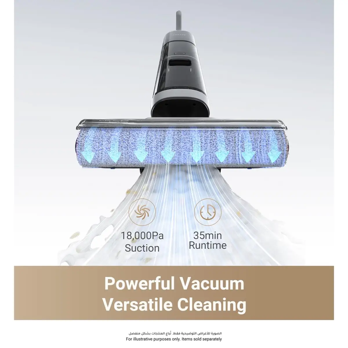 Dreame H14 Wet Dry Stick Vacuum Cleaner, HHR30D/H14 (800 ml, 200 W)