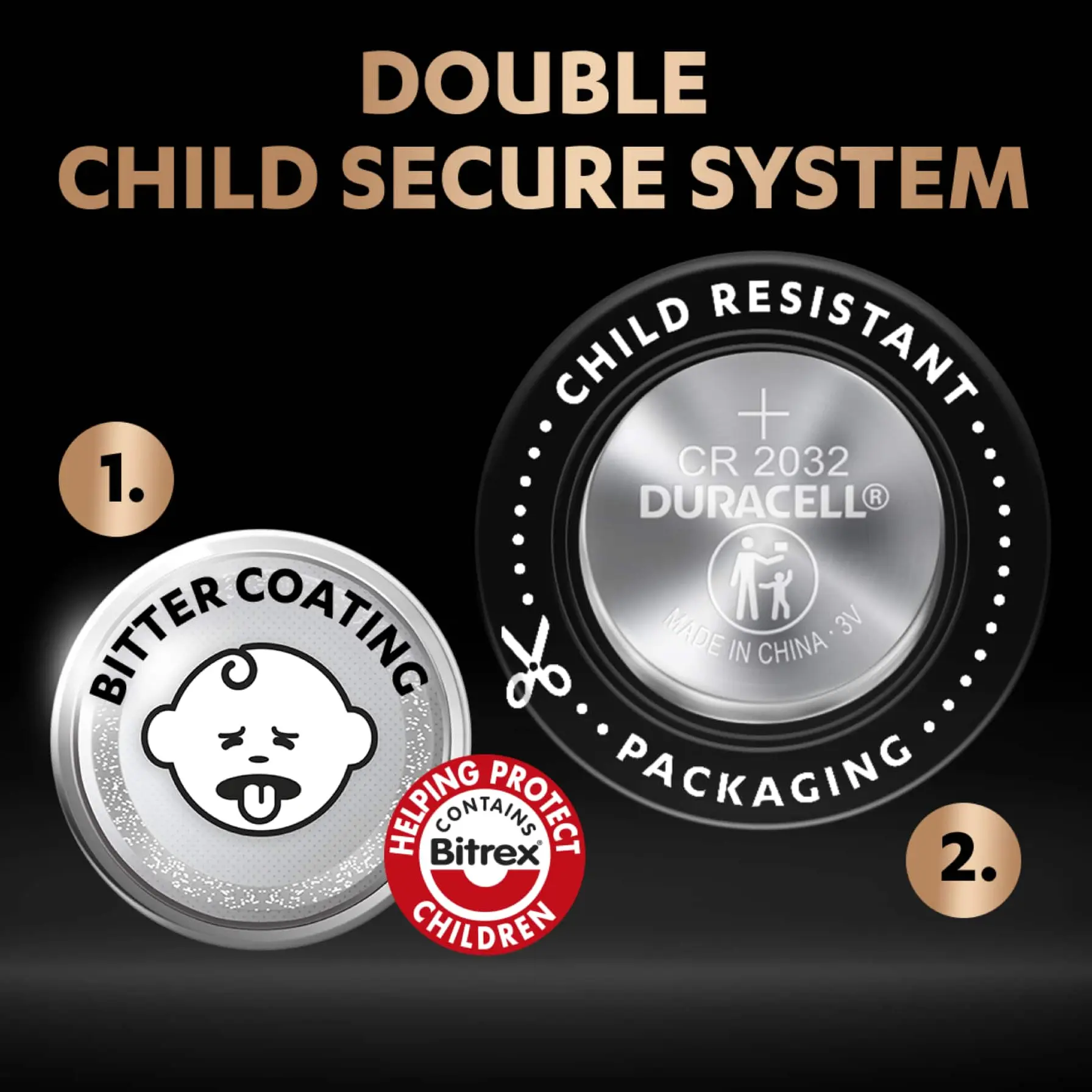 Duracell Specialty CR2032 Lithium Coin 3 V Battery (Pack of 4)