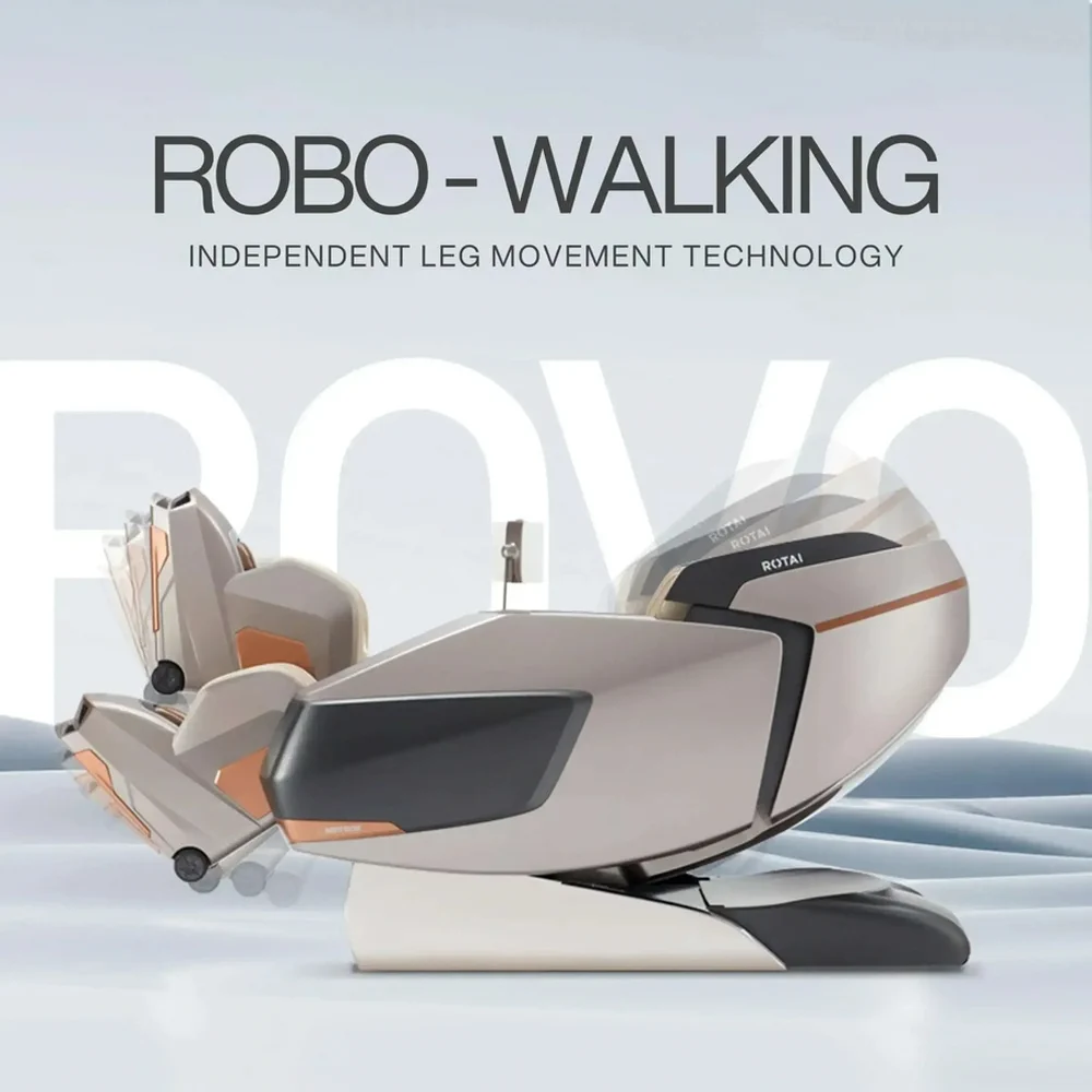 Rotai AI Robotic Massage Chair, RT8802 (Glacier Silver)