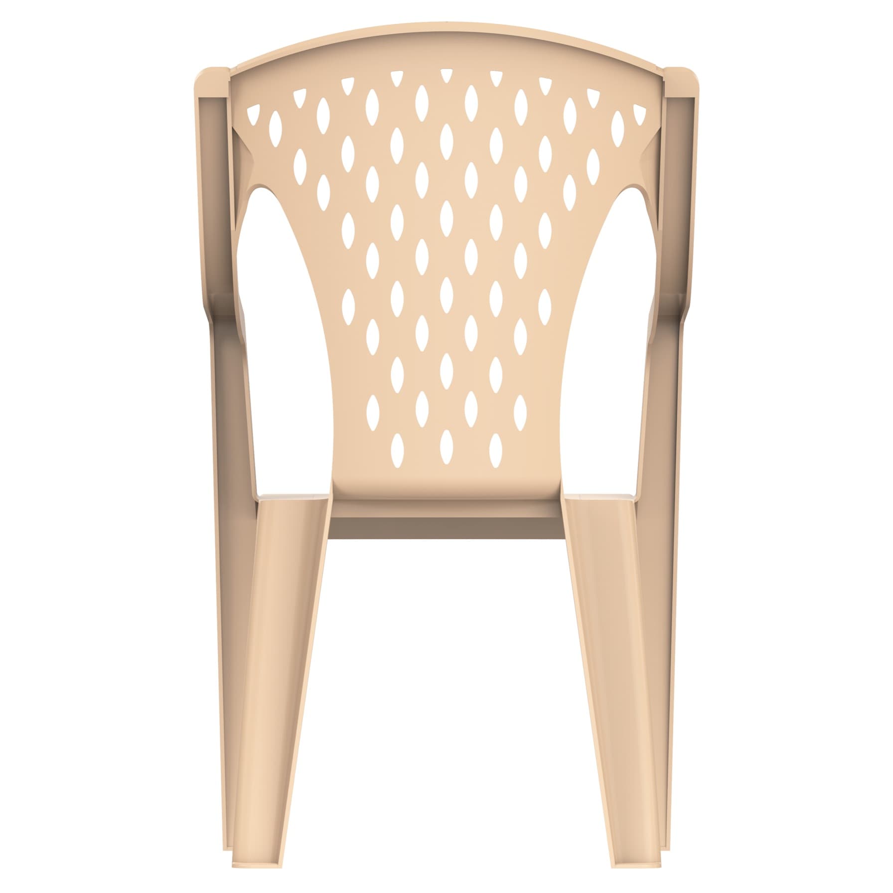 Cosmoplast Plastic Queen Armchair (59 x 58 x 93 cm)