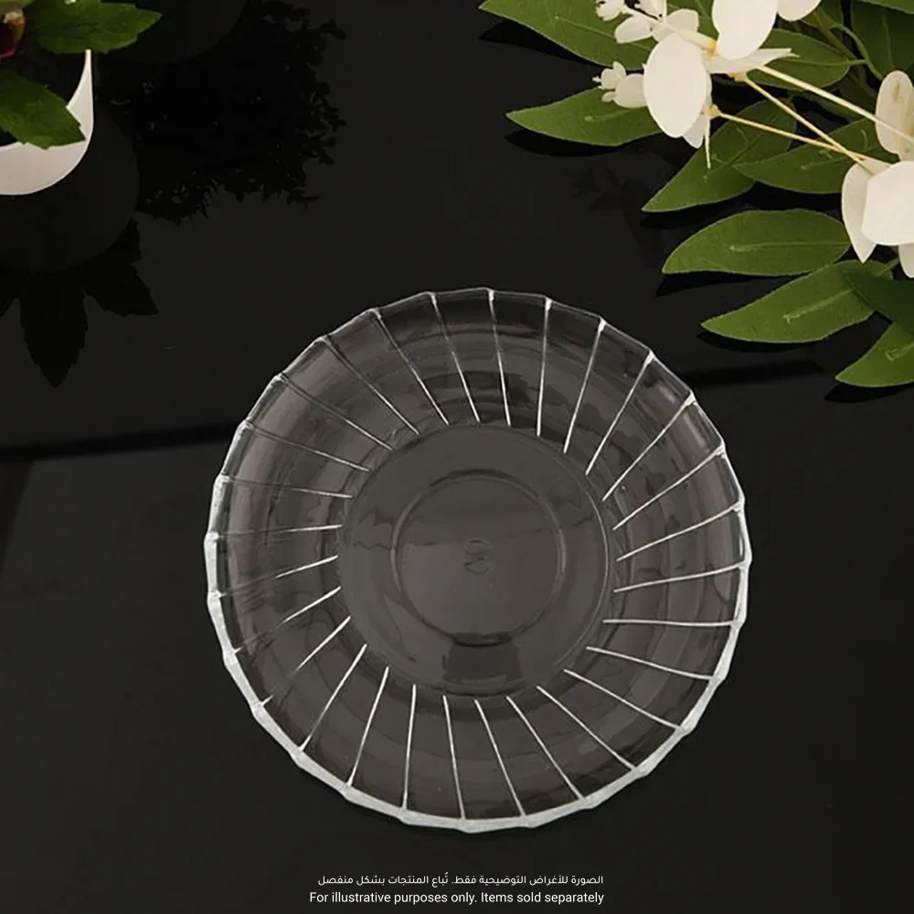 Pasabahce Bouquet Glass Dessert Plates Set (4 Pc.)