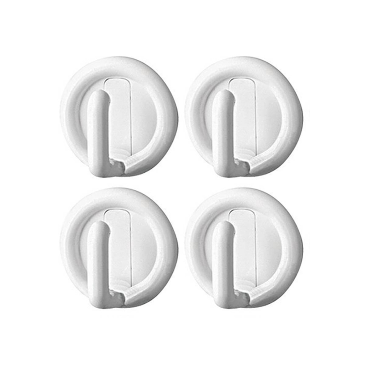 InterDesign Utility Hooks (Set of 4, White)