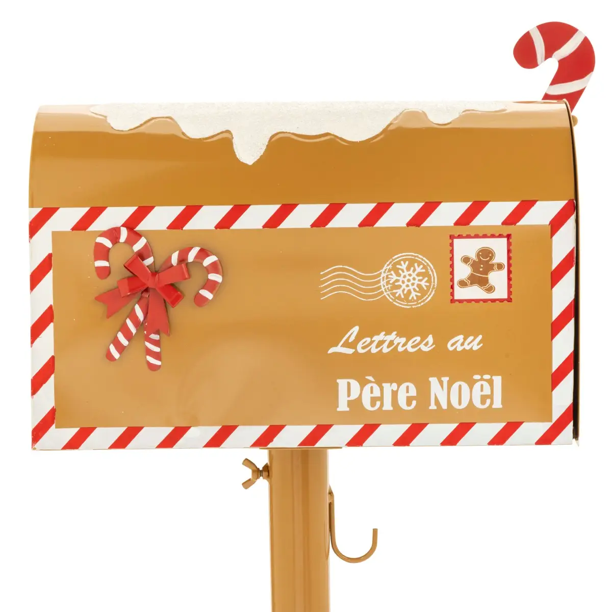Ginger Stand Metal Mailbox (Multicolors, L 38 x W 18 x H 100 cm)