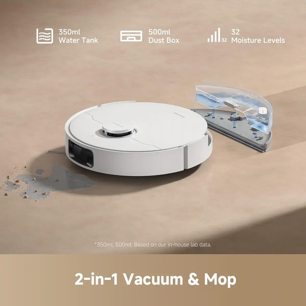 Dreame D20 Plus Wet & Dry Robot Vacuum Cleaner, RLD35GD