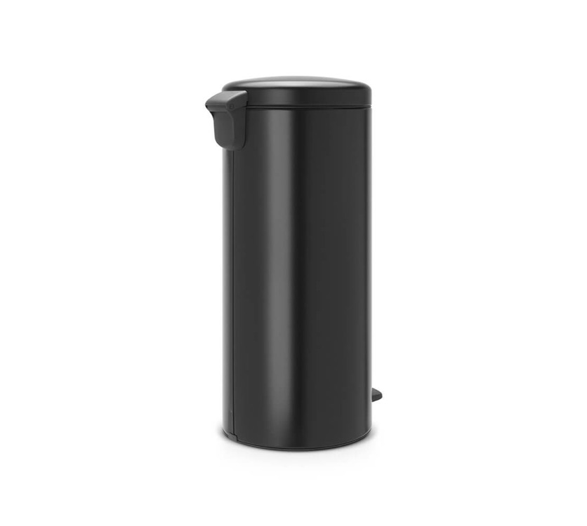 Brabantia New Icon Pedal Bin (30 L, Matt Black)