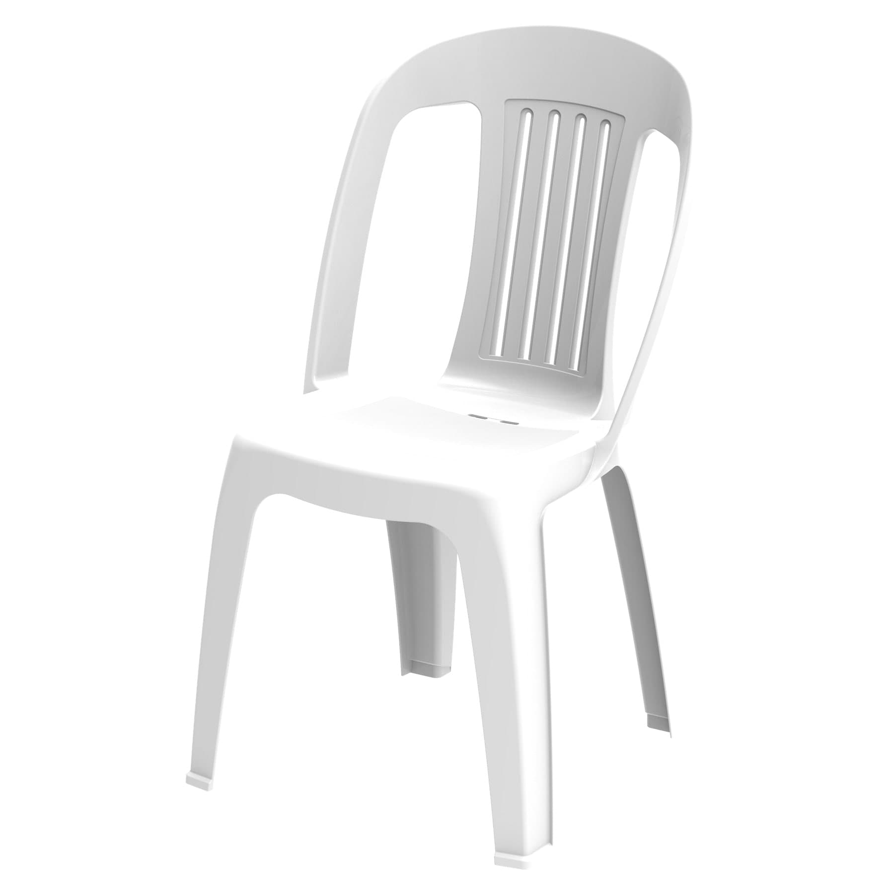 Cosmoplast Plastic Contessa Chair (White)