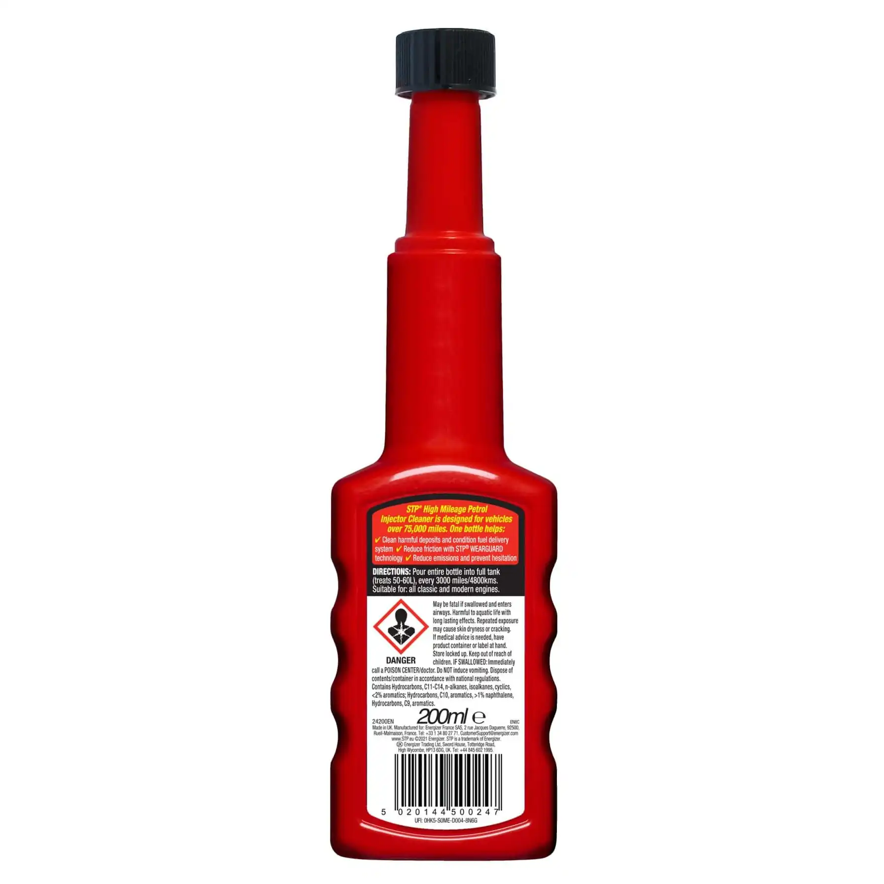 STP High Mileage Petrol Injector Cleaner (200 ml)