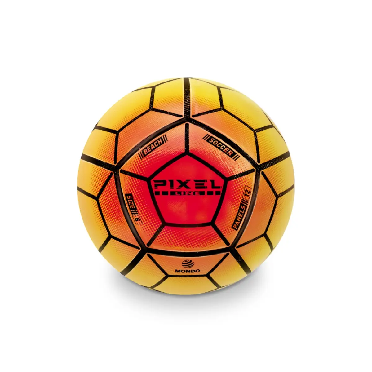 Mondo Pixel PVC Deluxe Ball Beach Soccer (Orange, Dia. 12.7 cm)