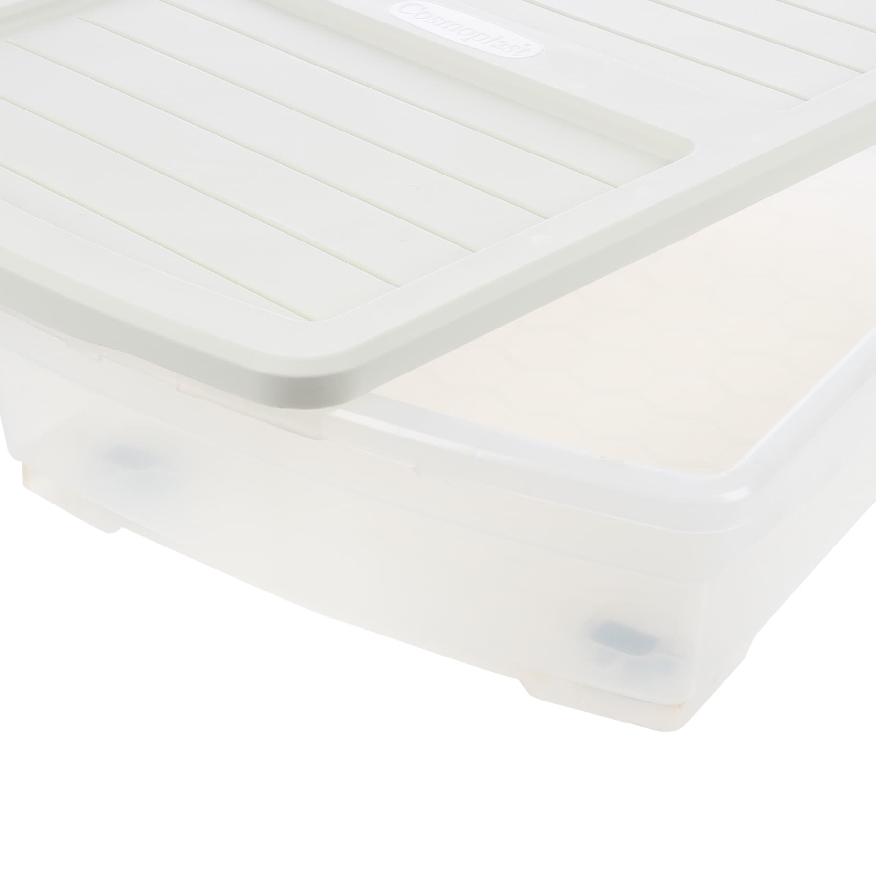 Cosmoplast Plastic Under Bed Storage Box (45 L, 70 x 50 x 18 cm )