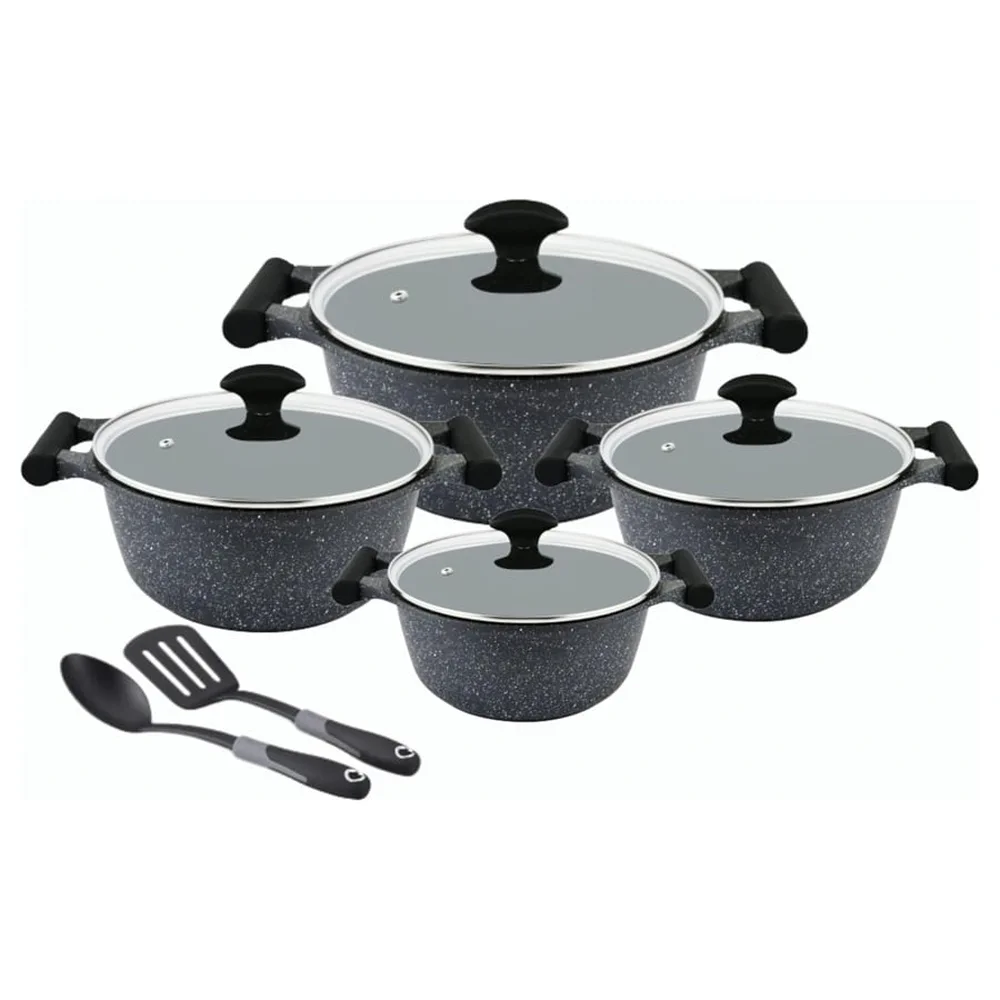 Prestige Essentials Cookware Set (10 .Pc. Black)