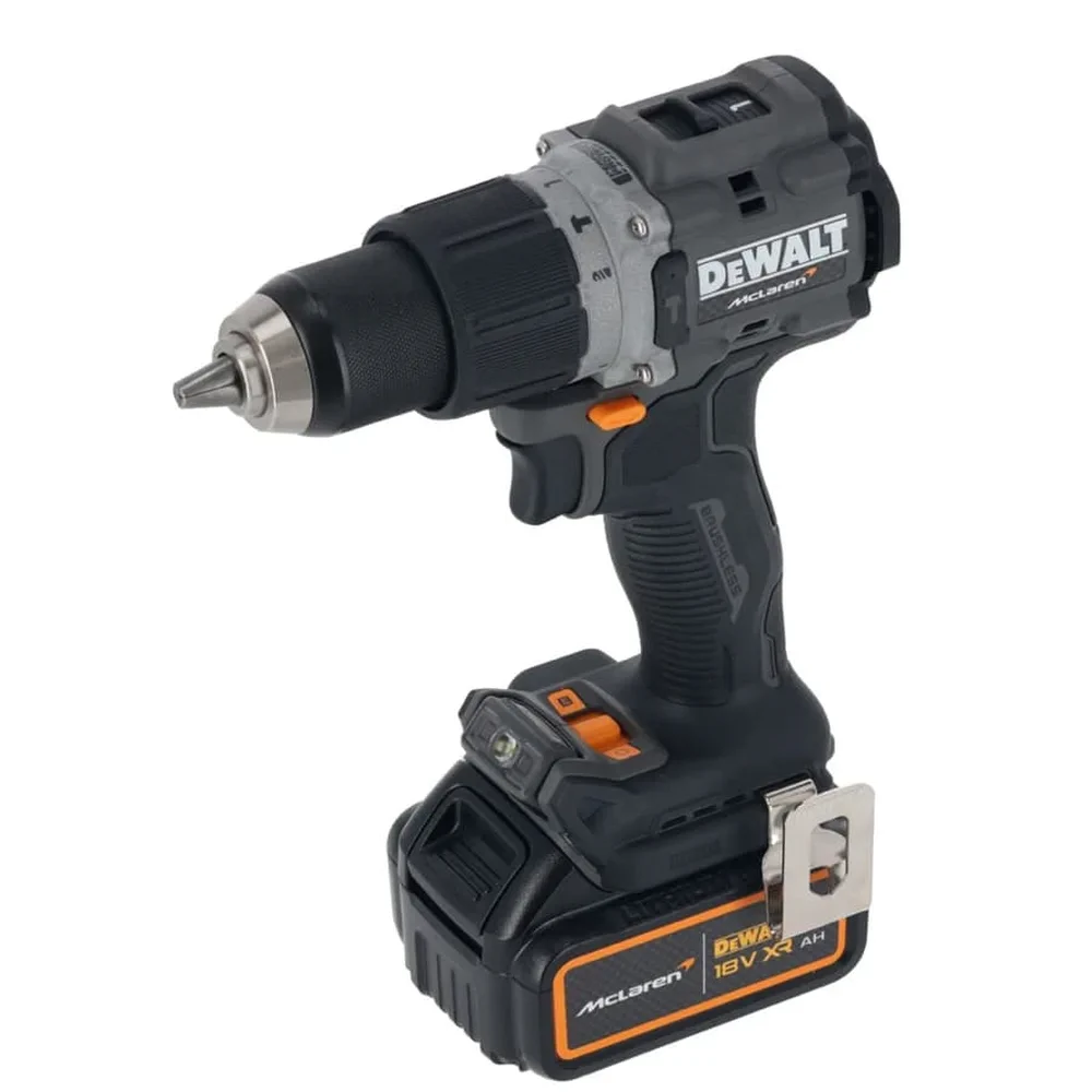 Dewalt Mclaren Limited Edition Brushless Hammer Drill Driver Kit, DCD85MM1T-GB (18 V)