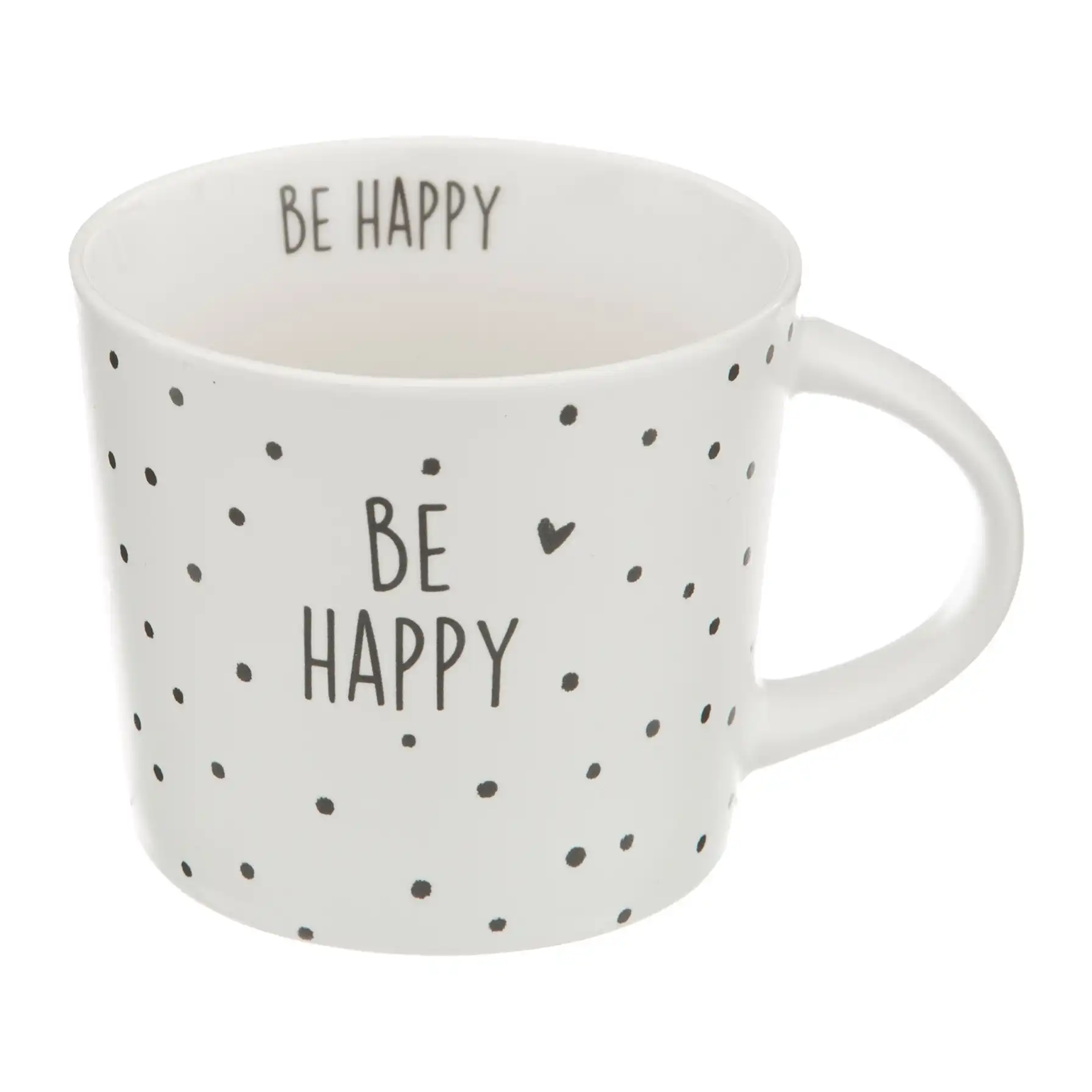 SG New Bone China Happy Mug (Assorted colors/designs, 320 ml)