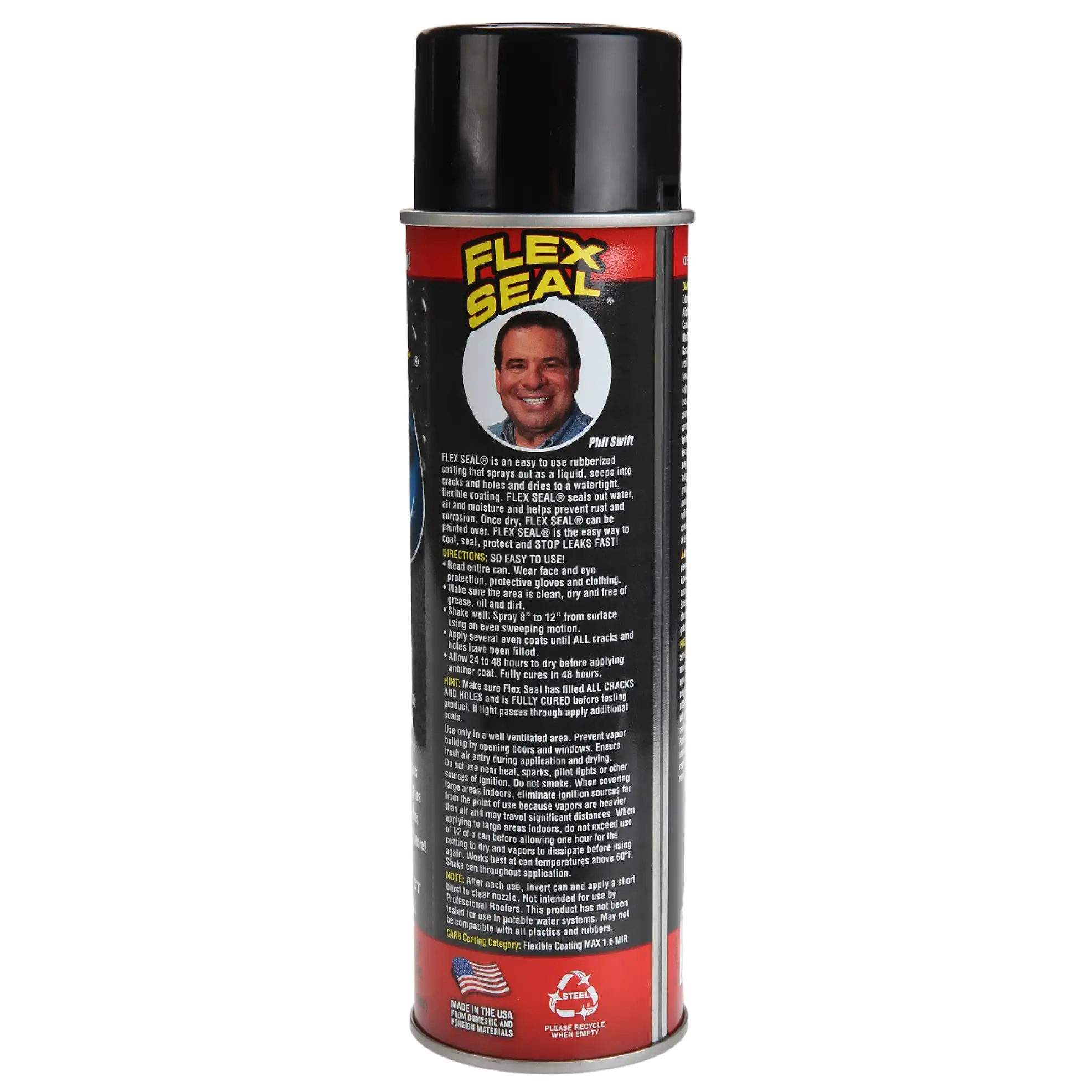 FlexSeal Rubber Spray Sealant (396 gm, Black)