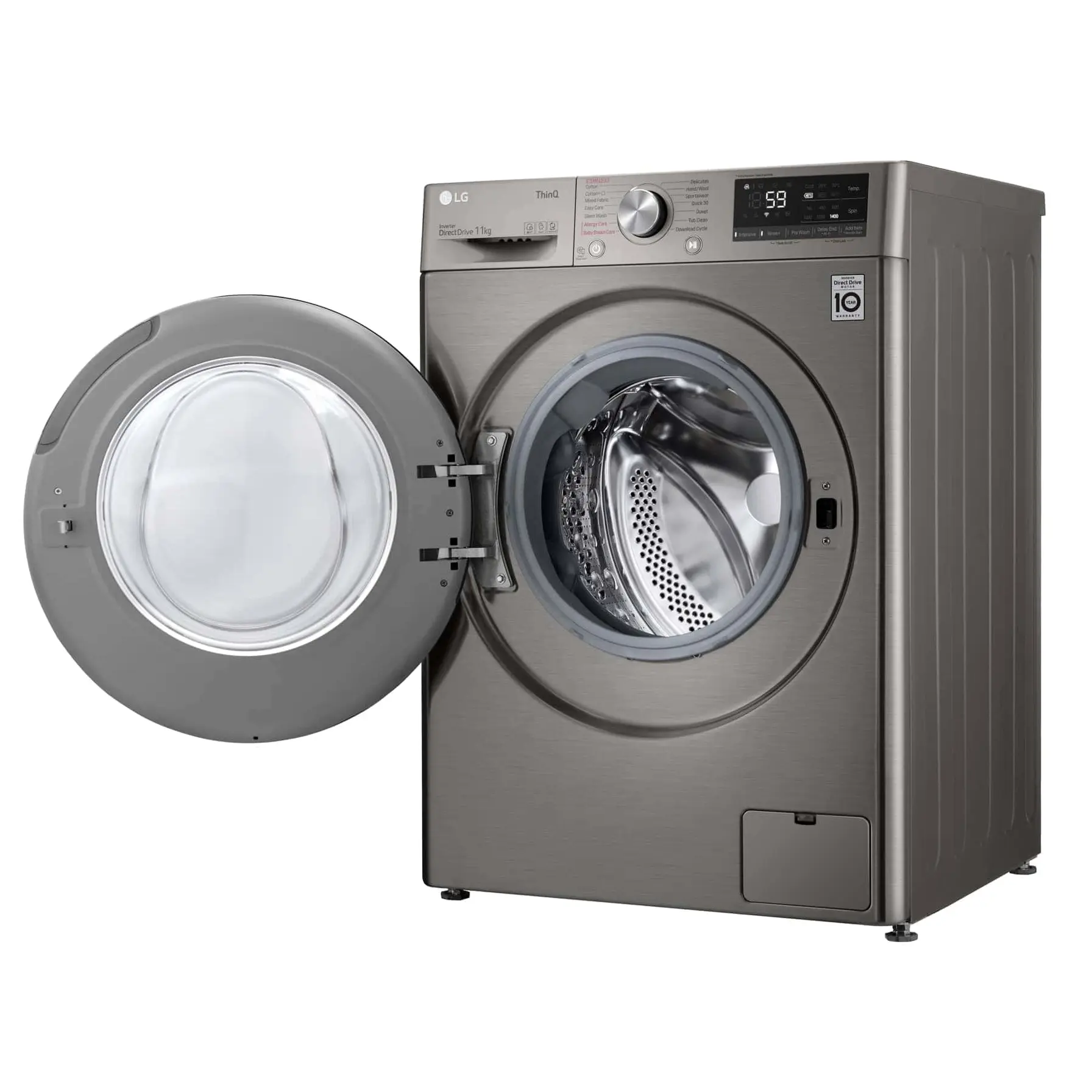 LG 11 Kg Freestanding Front Load Washing Machine, F4V5EYLYP (1400 rpm)