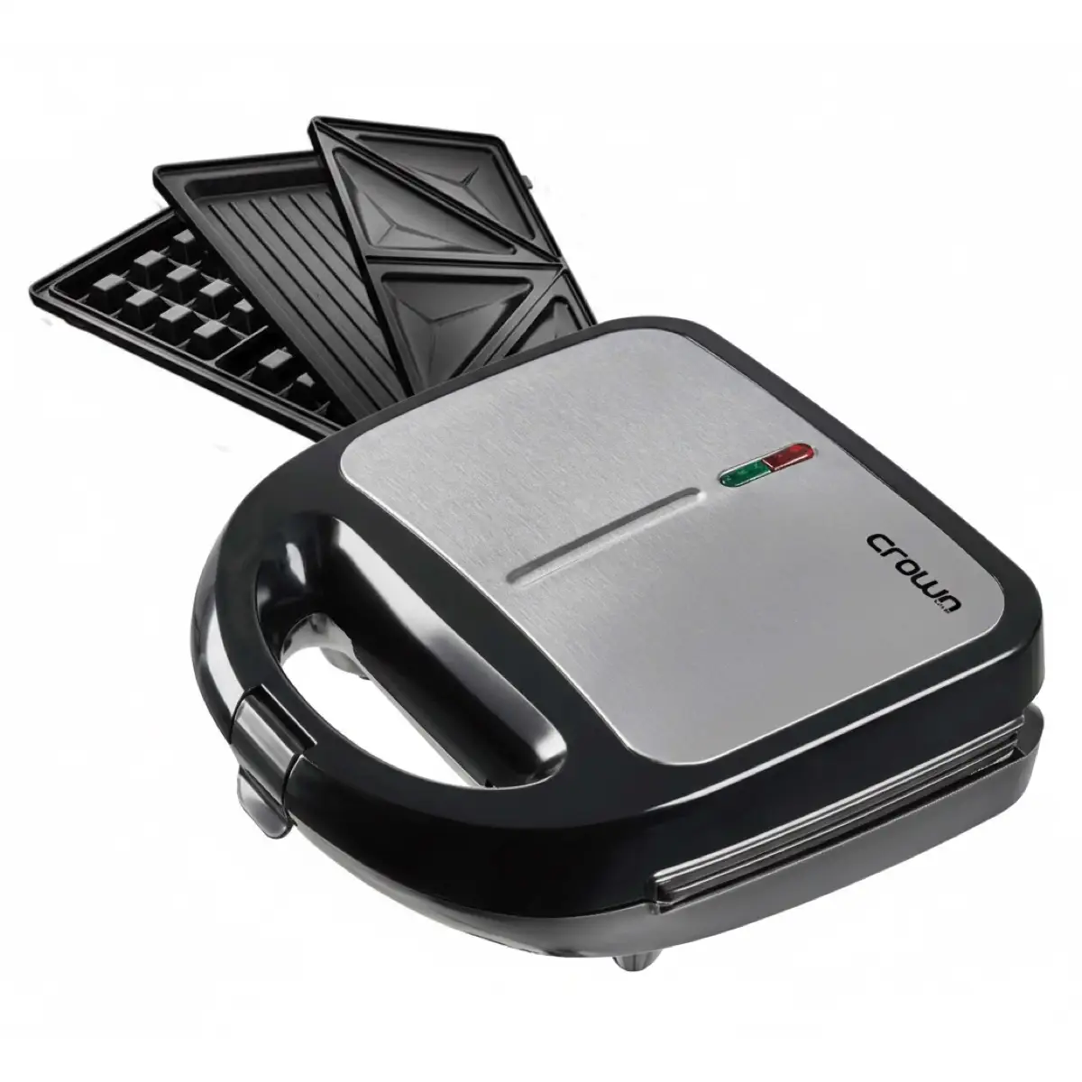 Crownline Sandwich Maker W/Detachable Plates, SM-441 (850 W)