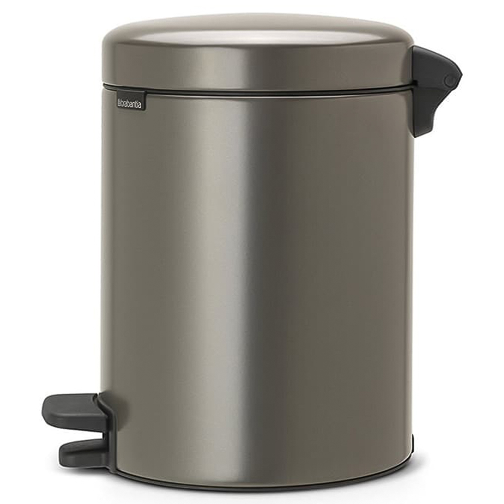 Brabantia NewIcon Pedal Bin (34 x 25 x 41 cm, Platinum)