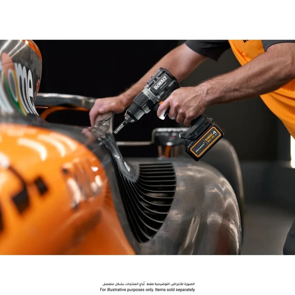 Dewalt Mclaren Limited Edition Brushless Hammer Drill Driver Kit, DCD85MM1T-GB (18 V)