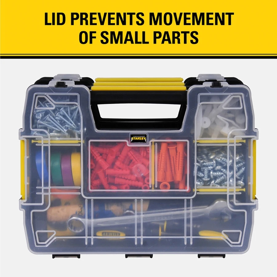 Stanley 8-Compartments Sort Master Storage Organizer (9.2 x 21.6 x 7.4 cm)
