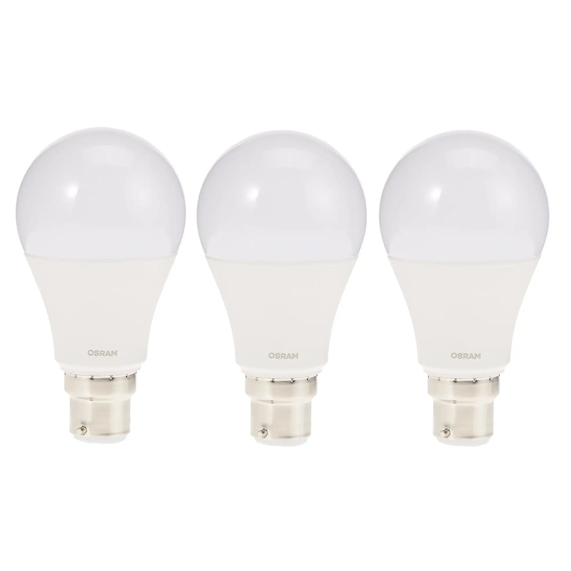 Osram Frosted LED Light Bulb Set (12 W, 3 Pc., Daylight)