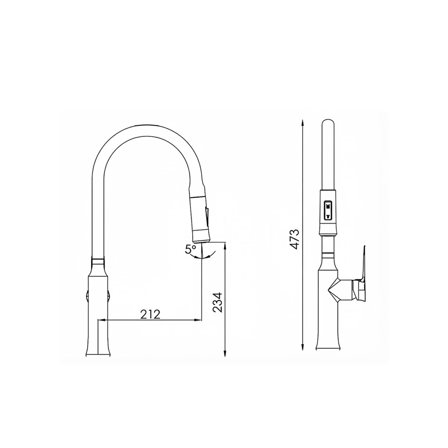 Bold Keiko Single Lever Sink Mixer