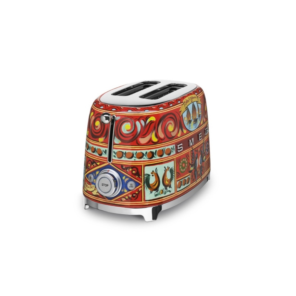 SMEG TSF01DGUK Dolce & Gabbana 2 Slice Toaster (950 W)