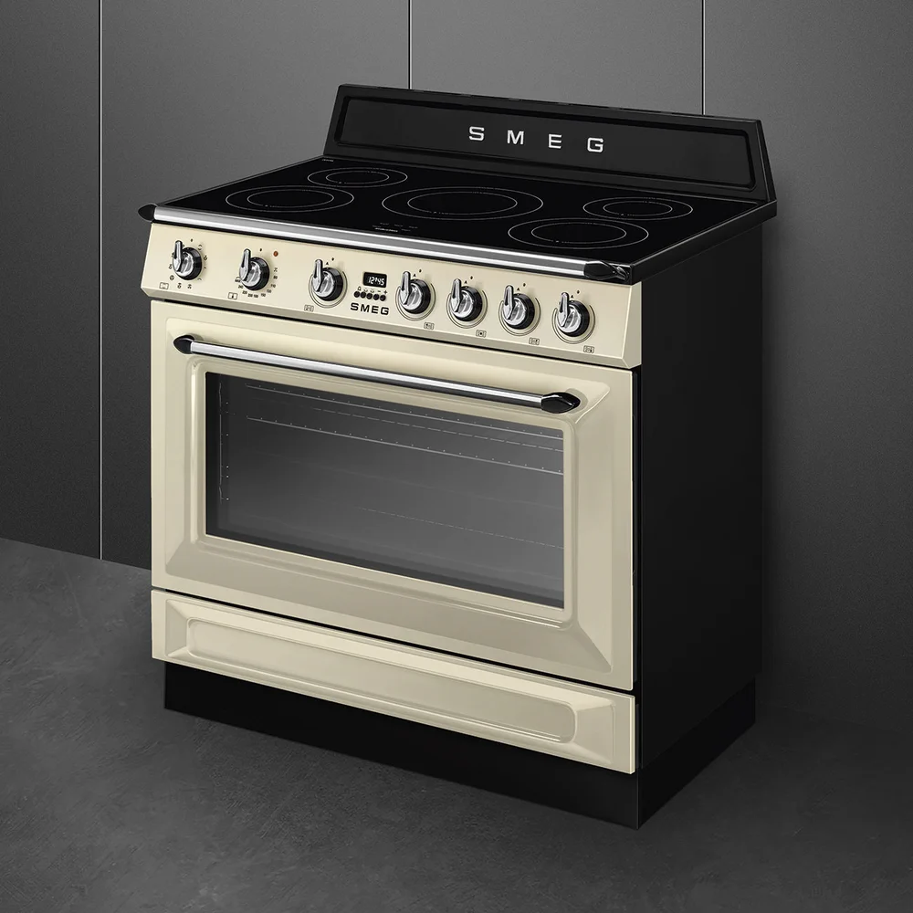 Smeg Victoria Aesthetic Free Standing 5-Zone Induction Cooker W/Electric Oven, TR90IMP (60 x 90 x 90 cm)
