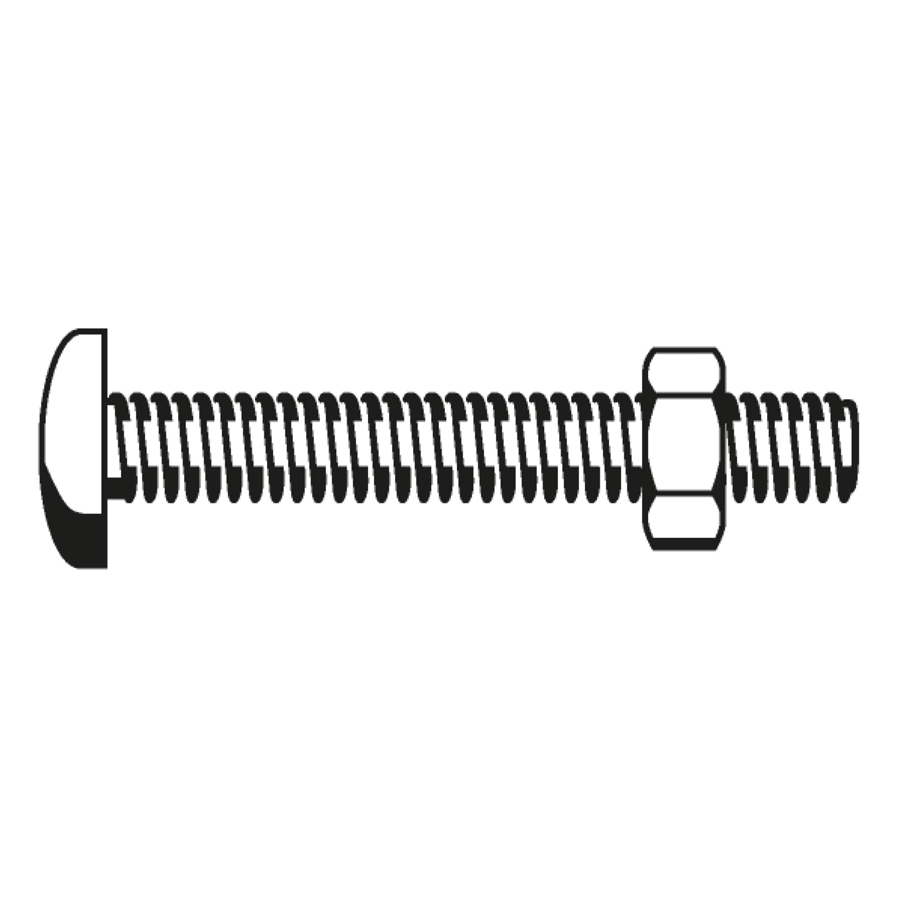 Suki Steel Roofing Bolt (M6 x 6 cm)