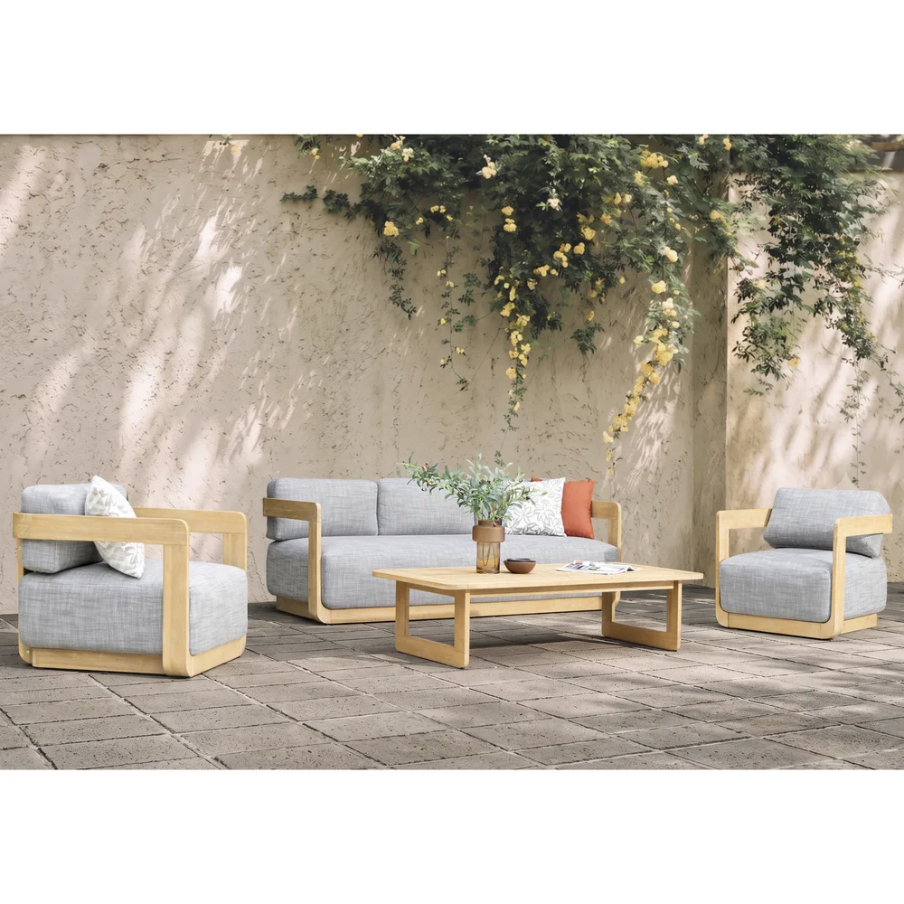 Leon 5-Seater Acacia Wood Outdoor Sofa Set
