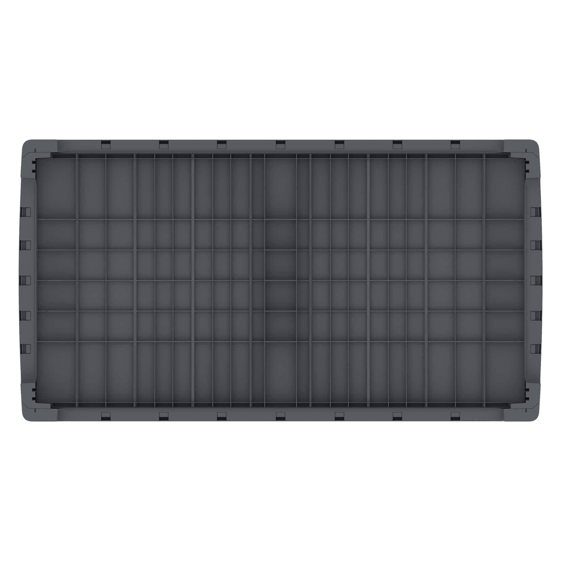 Cosmoplast Cedargrain Plastic Deck Storage Box (416 L, 129.5 x 70 x 62.5 cm)