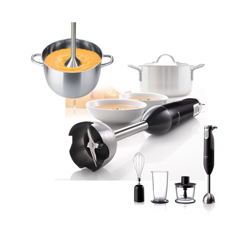 Panasonic 3-in-1 Hand Blender Set, MX-SS1 (600 W, 4 pcs)