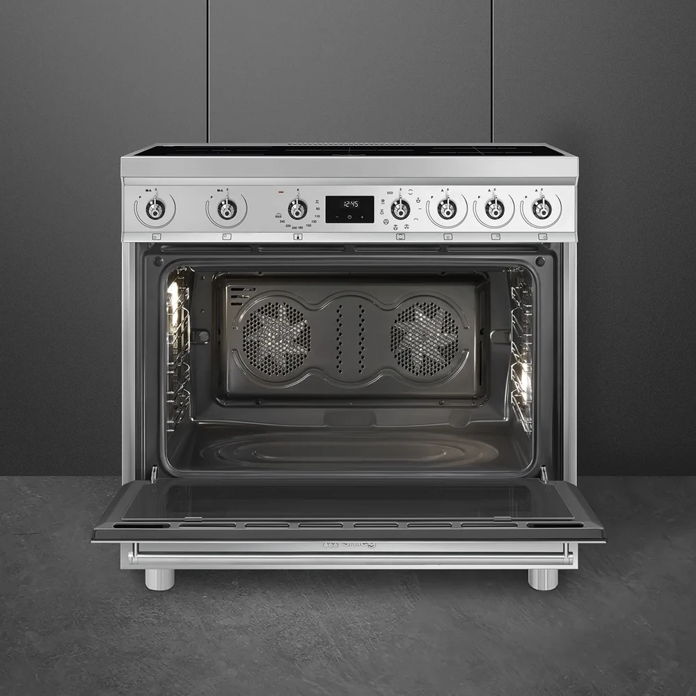 Smeg Classica Aesthetic Free Standing 5-Zone Induction Cooker W/Electric Oven, C9IMX2 (60 x 90 x 90 cm)