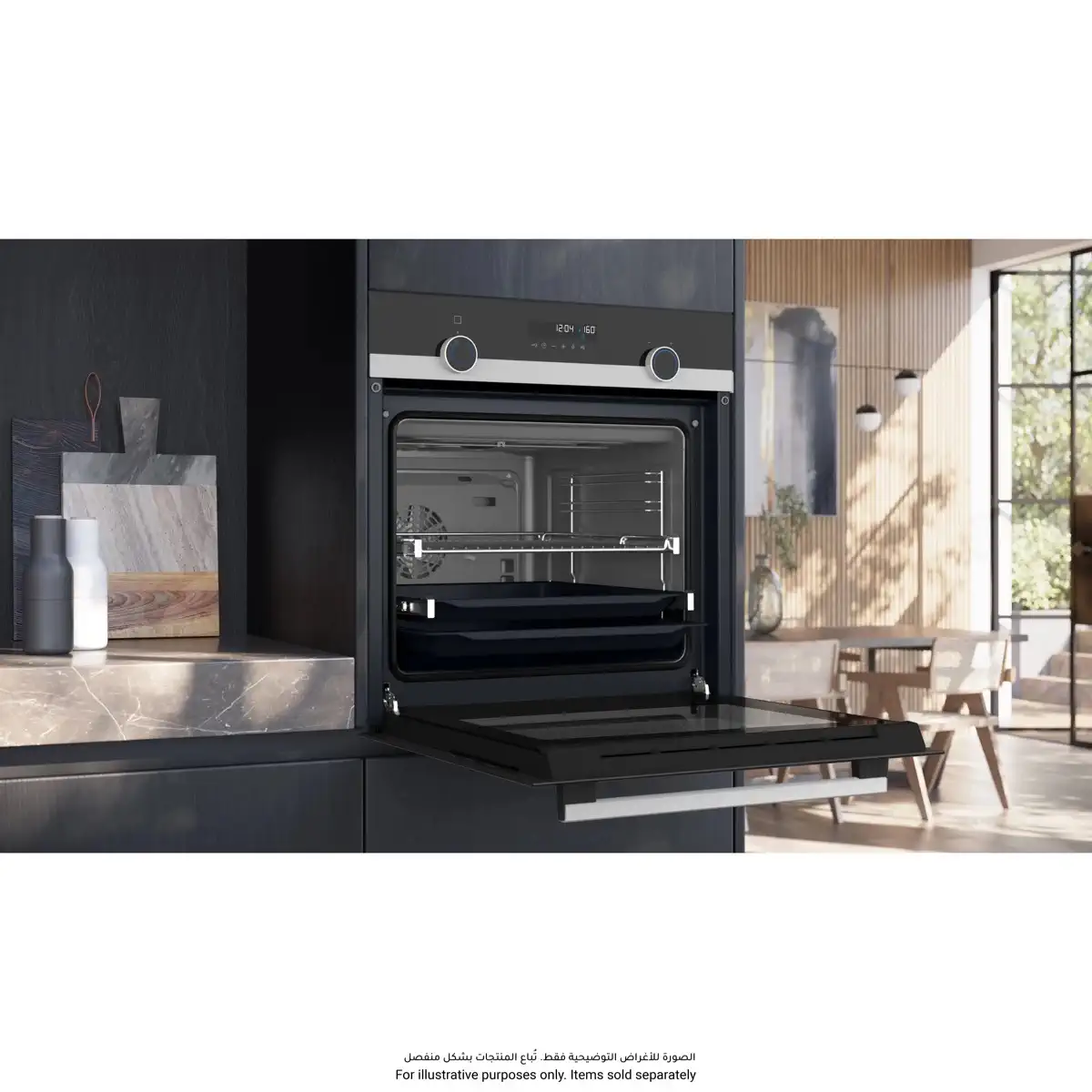 Siemens iQ500 Built-In Electric Oven, HB557JYB6M (Black, 66 L)