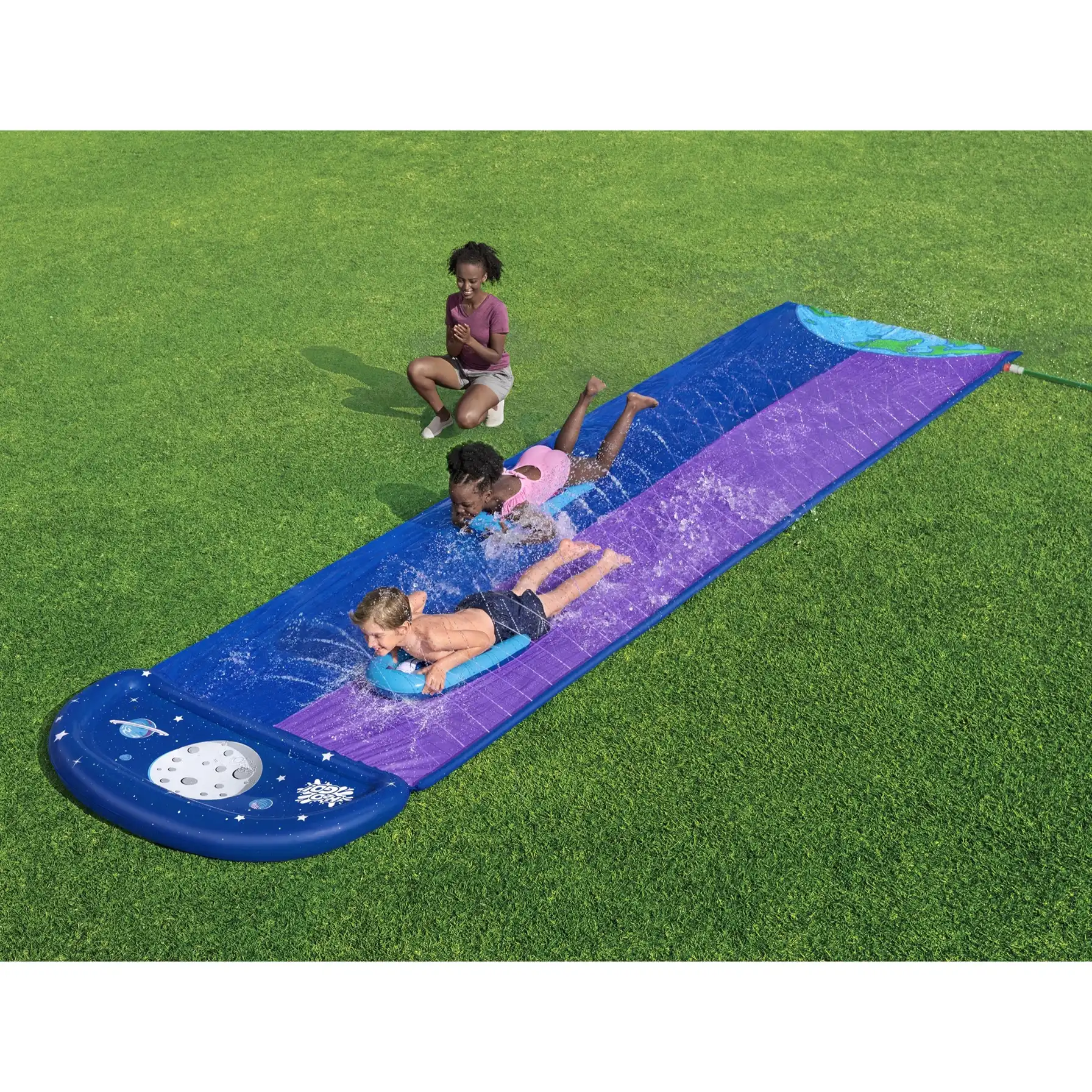 Bestway H2OGO Lunar Launch Double Slide (4.88 m)