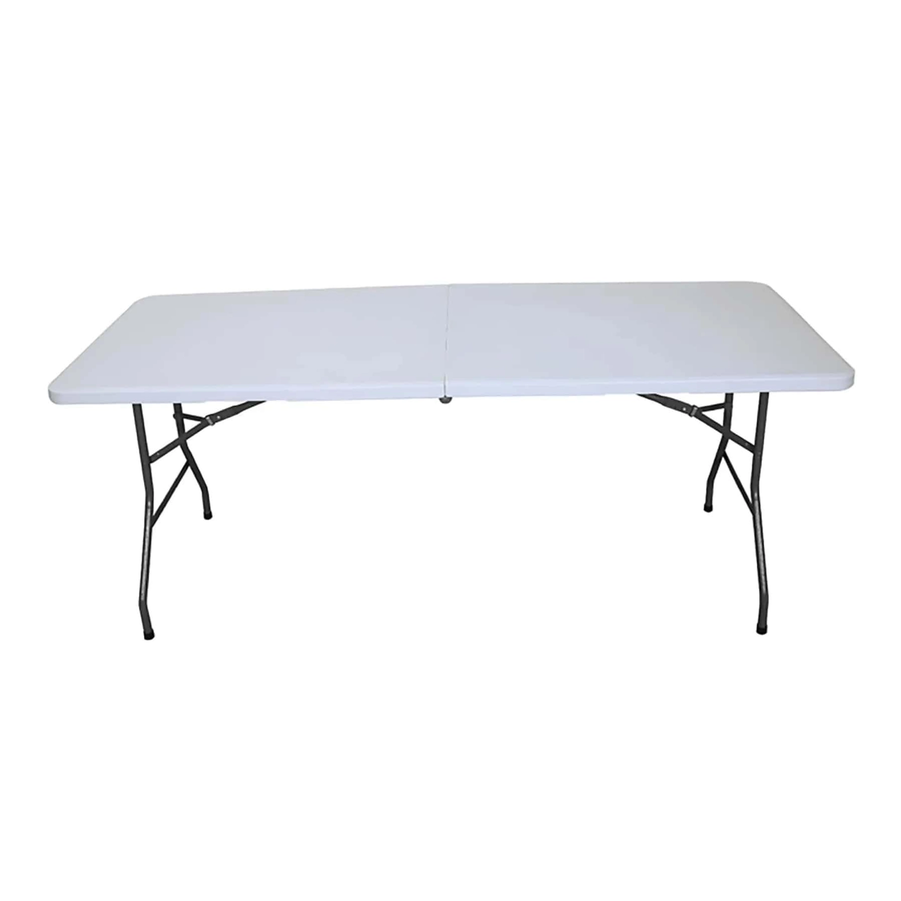 Plastic & Steel Folding Table (180 x 74 x 74 cm)