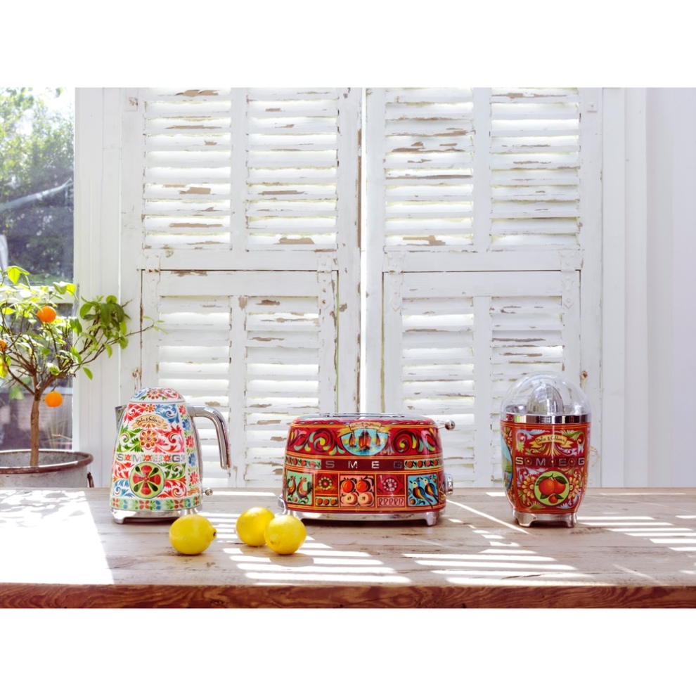 SMEG TSF01DGUK Dolce & Gabbana 2 Slice Toaster (950 W)