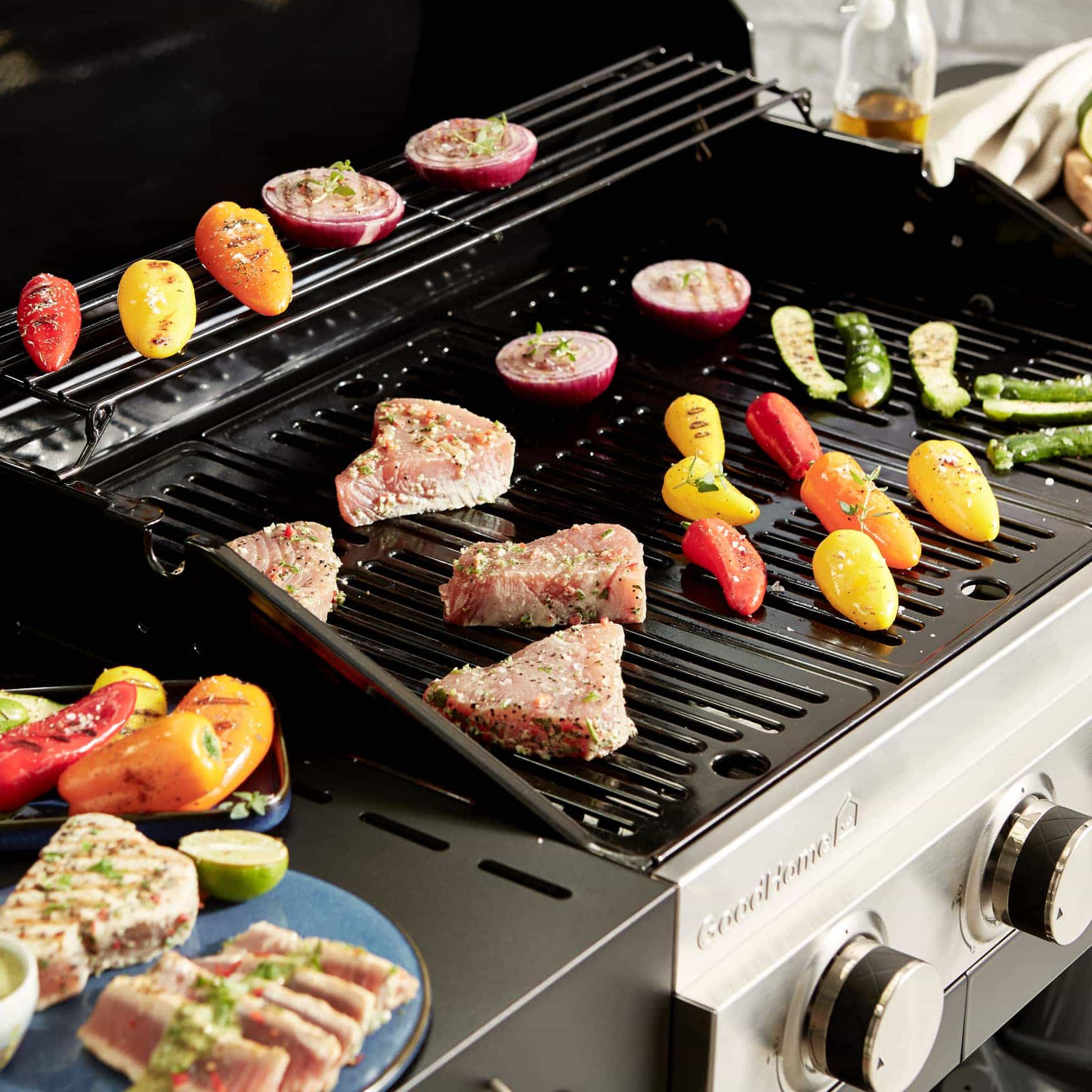 GoodHome Tippah 4-Burner Gas BBQ 