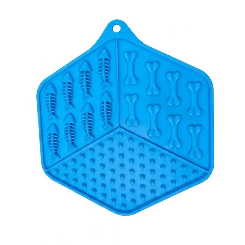 Italo Silicone Pets Licking Pad (Blue)